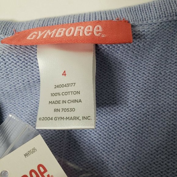 Vintage Gymboree Cardigan Sweater Size 4 Mauve NWT 2005 Romantic Garden Sequined - Picture 4 of 5